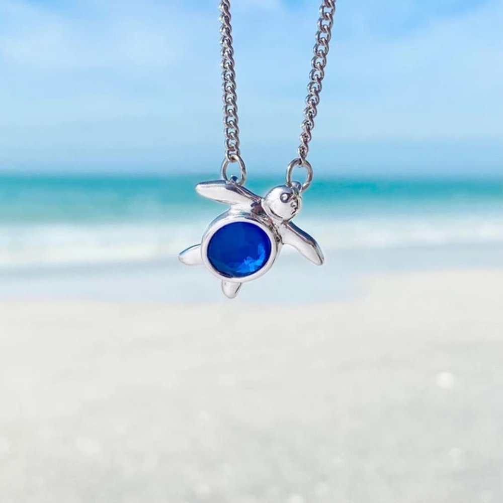 REDUCED!! Delicate Sea Turtle Necklace